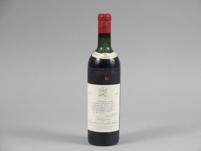 1 BOUTEILLE CHÂTEAU MOUTON ROTHSCHILD 1er GCC PAUILLAC - 1961 - HEP