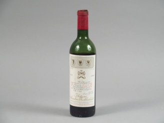 Vente aux enchères 1 BOUTEILLE CHÂTEAU MOUTON ROTHSCHILD 1er GCC PAUILLAC - 1964 - VIDANG
