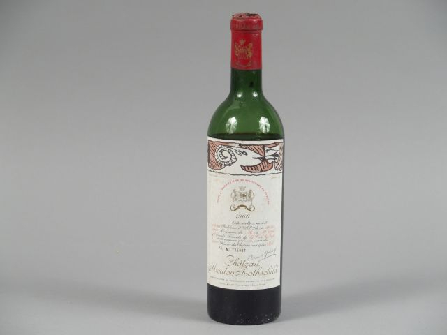 1 BOUTEILLE CHÂTEAU MOUTON ROTHSCHILD 1er GCC PAUILLAC - 1966 - VIDANG
