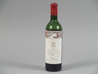 Vente aux enchères 1 BOUTEILLE CHÂTEAU MOUTON ROTHSCHILD 1er GCC PAUILLAC - 1966 - VIDANG