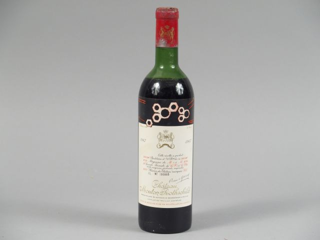 1 BOUTEILLE CHÂTEAU MOUTON ROTHSCHILD 1er GCC PAUILLAC - 1967 - MEP/CA