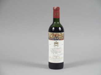 Vente aux enchères 1 BOUTEILLE CHÂTEAU MOUTON ROTHSCHILD 1er GCC PAUILLAC - 1968 - MEP/CA