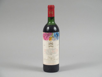 Vente aux enchères 1 BOUTEILLE CHÂTEAU MOUTON ROTHSCHILD 1er GCC PAUILLAC - 1970 - HEP