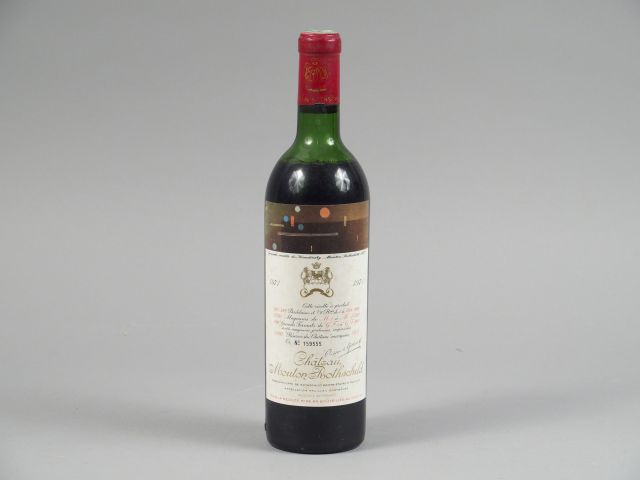 1 BOUTEILLE CHÂTEAU MOUTON ROTHSCHILD 1er GCC PAUILLAC - 1971 - MEP