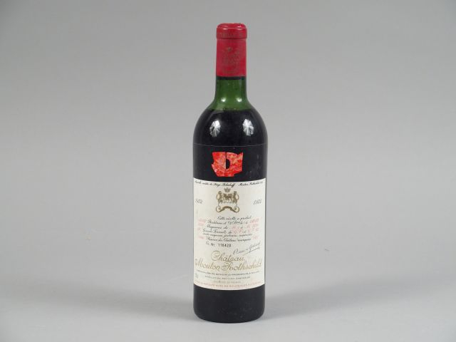 1 BOUTEILLE CHÂTEAU MOUTON ROTHSCHILD 1er GCC PAUILLAC - 1972 - HEP