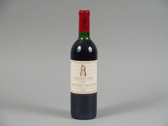 1 BOUTEILLE CHÂTEAU LATOUR 1er GCC PAUILLAC - 1973 - LB/ELF