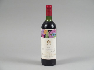 Vente aux enchères 1 BOUTEILLE CHÂTEAU MOUTON ROTHSCHILD 1er GCC PAUILLAC - 1975 - LB