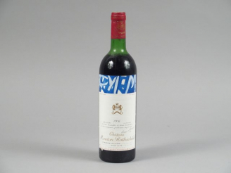 Vente aux enchères 1 BOUTEILLE CHÂTEAU MOUTON ROTHSCHILD 1er GCC PAUILLAC - 1976 - HEP