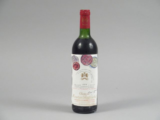 Vente aux enchères 1 BOUTEILLE CHÂTEAU MOUTON ROTHSCHILD 1er GCC PAUILLAC - 1978 - LB-HEP