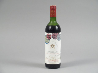 Vente aux enchères 1 BOUTEILLE CHÂTEAU MOUTON ROTHSCHILD 1er GCC PAUILLAC - 1978 - MEP/CA