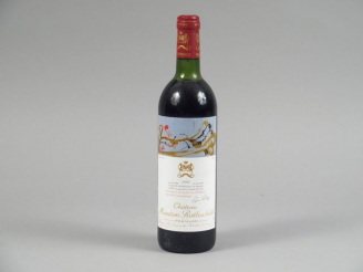 Vente aux enchères 1 BOUTEILLE CHÂTEAU MOUTON ROTHSCHILD 1er GCC PAUILLAC - 1981 - LB