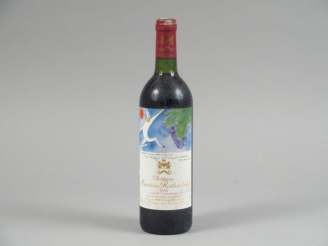 Vente aux enchères 1 BOUTEILLE CHÂTEAU MOUTON ROTHSCHILD 1er GCC PAUILLAC - 1982 - BG