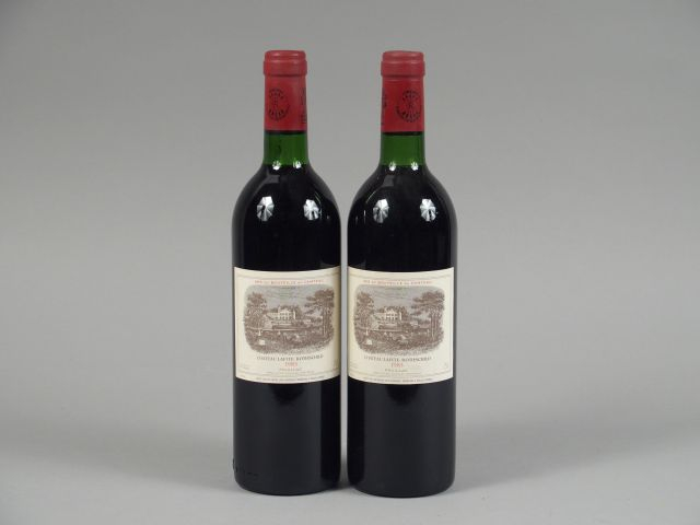 2 BOUTEILLES CHÂTEAU LAFITE ROTHSCHILD 1er GCC PAUILLAC - 1983 - BG