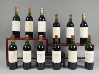 Vente aux enchères 12 BOUTEILLES CHÂTEAU BAHANS DE HAUT BRION 2eme VIN DU CHÂTEAU HAUT BR