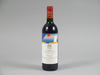 Vente aux enchères 1 BOUTEILLE CHÂTEAU MOUTON ROTHSCHILD 1er GCC PAUILLAC - 1984 - BG