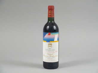 Vente aux enchères 1 BOUTEILLE CHÂTEAU MOUTON ROTHSCHILD 1er GCC PAUILLAC - 1984 - BG/ETL