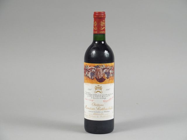 1 BOUTEILLE CHÂTEAU MOUTON ROTHSCHILD 1er GCC PAUILLAC - 1987
