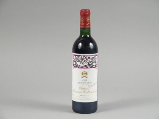 Vente aux enchères 1 BOUTEILLE CHÂTEAU MOUTON ROTHSCHILD 1er GCC PAUILLAC - 1988 - BG