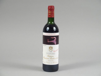 Vente aux enchères 1 BOUTEILLE CHÂTEAU MOUTON ROTHSCHILD 1er GCC PAUILLAC - 1990 - LB-HEP