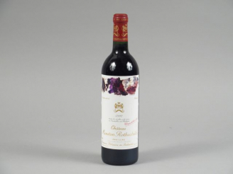 Vente aux enchères 1 BOUTEILLE CHÂTEAU MOUTON ROTHSCHILD 1er GCC PAUILLAC - 1992