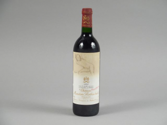 Vente aux enchères 1 BOUTEILLE CHÂTEAU MOUTON ROTHSCHILD 1er GCC PAUILLAC - 1993