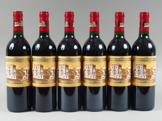 6 BOUTEILLES CHÂTEAU DUCRU BEAUCAILLOU GCC ST JULIEN - 1994