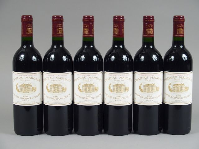 6 BOUTEILLES CHÂTEAU MARGAUX 1er GCC MARGAUX - 1999 - CBO
