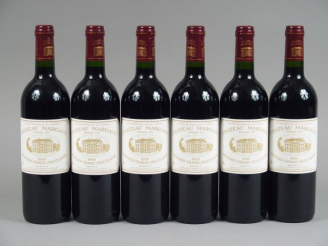 Vente aux enchères 6 BOUTEILLES CHÂTEAU MARGAUX 1er GCC MARGAUX - 1999 - CBO
