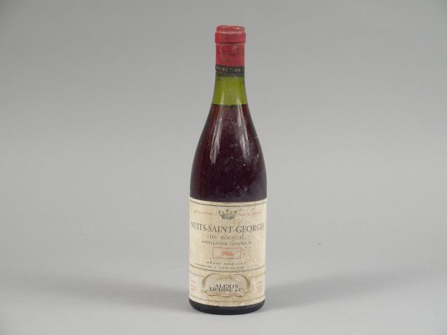 1 BOUTEILLE NUITS ST GEORGES 'LES BOUDOTS' H. NOELLAT - 1966 - EF/3 CM