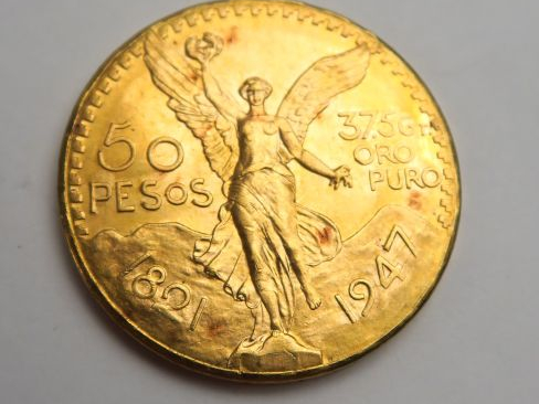 1 pièce 50 pesos. Frais acheteurs : 5 % TTC