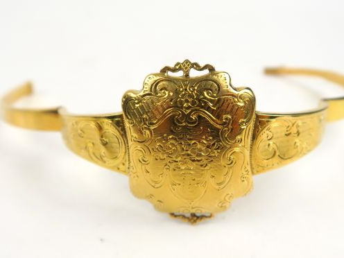 Bracelet Napoléon III en or. Poids : 8,25 g