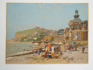 Vente aux enchères GALIEN-LALOUE. Suite de quatre pochoirs. Dim. : 16,2 x 22,3 cm