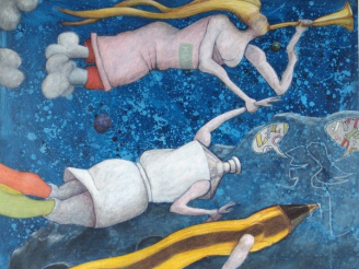 Vente aux enchères Paul REY "Abstraction". Huile sur toile, signée en bas à droite. 80 x 