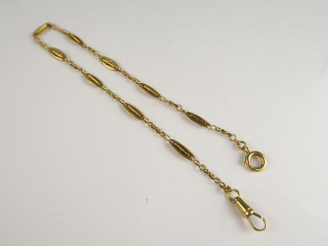 Vente aux enchères Giletière de montre de gousset, poinçon mixte aigle et sanglier. Poids