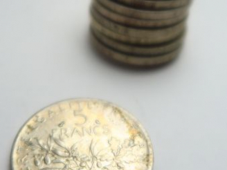 Vente aux enchères 10 pièces de 5 francs argent, semeuse