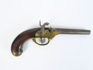 Vente aux enchères Pistolet réglementaire Français de cavalerie modèle 1777 à coffre tran