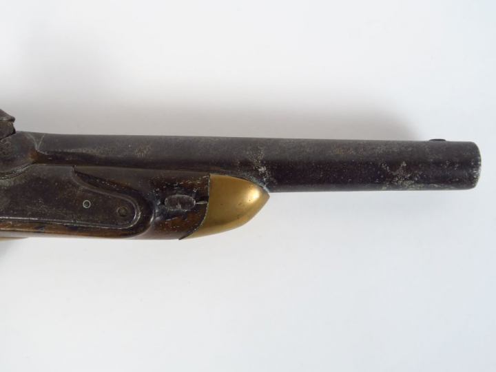 Pistolet à silex modèle 1816 T d’officier modifié à percussion par la 