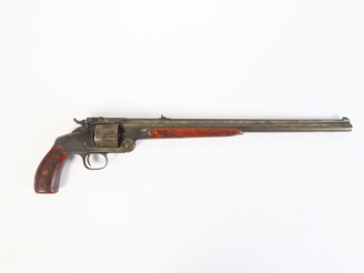 Vente aux enchères Rarissime carabine revolver Smith   Wesson à brisure, calibre 32, arme