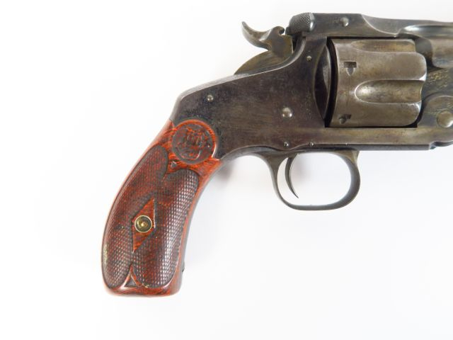 Rarissime carabine revolver Smith   Wesson à brisure, calibre 32, arme