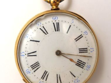 Montre de gousset en or. Poids tel : 59,9 g