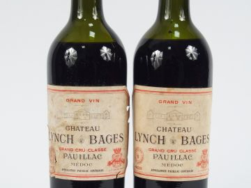 2 BOUTEILLES CHÂTEAU LYNCH BAGES GCC PAUILLAC - 1938 - MEP-BEP/1 ELA/1