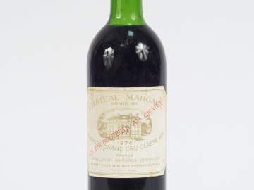 1 BOUTEILLE CHÂTEAU MARGAUX 1er GCC MARGAUX - 1974 - LB