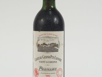 1 BOUTEILLE CHÂTEAU GRAND PUY LACOSTE GCC PAUILLAC - 1982 - LB