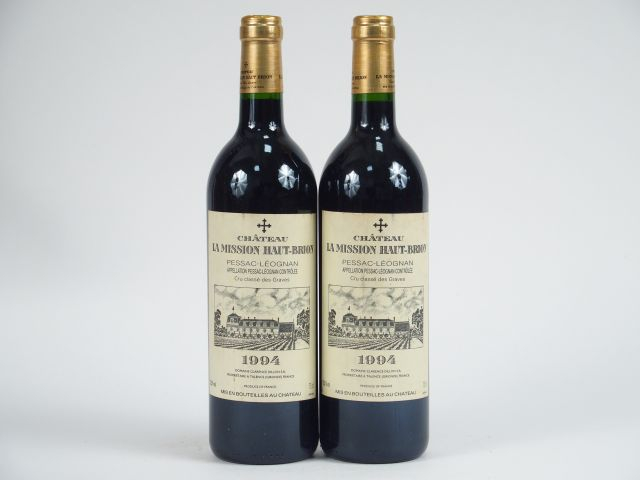 2 BOUTEILLES CHÂTEAU LA MISSION HAUT BRION CC GRAVES - 1994
