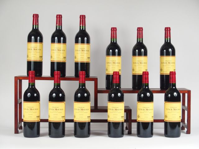 12 BOUTEILLES CHÂTEAU LYNCH MOUSSAS GCC PAUILLAC - 2000 - CBO