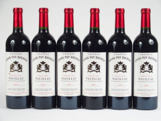 Vente aux enchères 6 BOUTEILLES CHÂTEAU GRAND PUY DUCASSE GCC PAUILLAC - 2005 - CBO 12