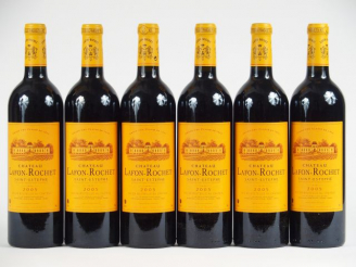 Vente aux enchères 6 BOUTEILLES CHÂTEAU LAFON ROCHET GCC ST ESTEPHE - 2005 - CBO