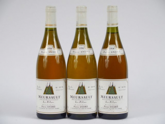 Vente aux enchères 3 BOUTEILLES MEURSAULT 'LES PELLANS' P. ANDRE - 1998