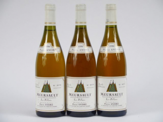 Vente aux enchères 3 BOUTEILLES MEURSAULT 'LES PELLANS' P. ANDRE - 1998