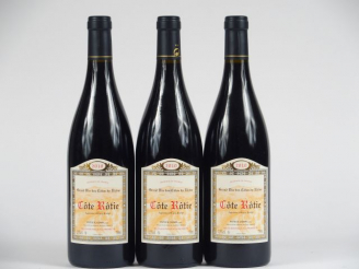 Vente aux enchères 3 BOUTEILLES CÔTE ROTIE P. JASMIN - 2010